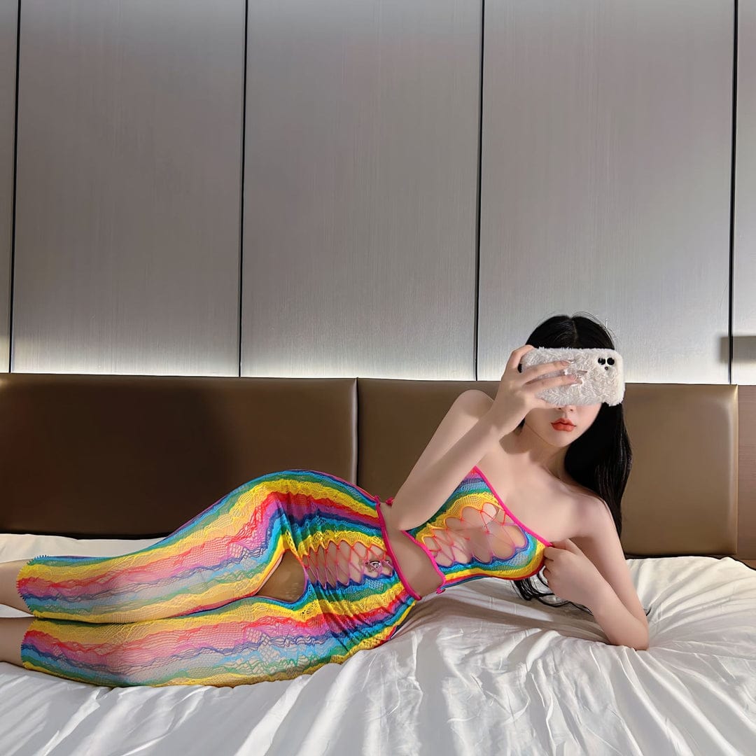 Rainbow Design Stockings
