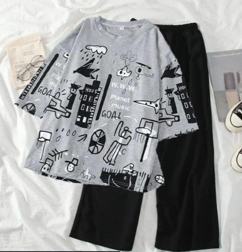 FUNKY STYLE T-SHIRT TROUSER