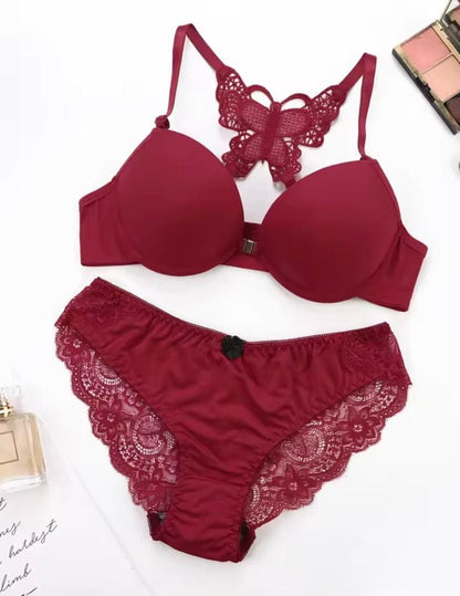 NUGGY THIN PAD PUSH UP BRA SET
