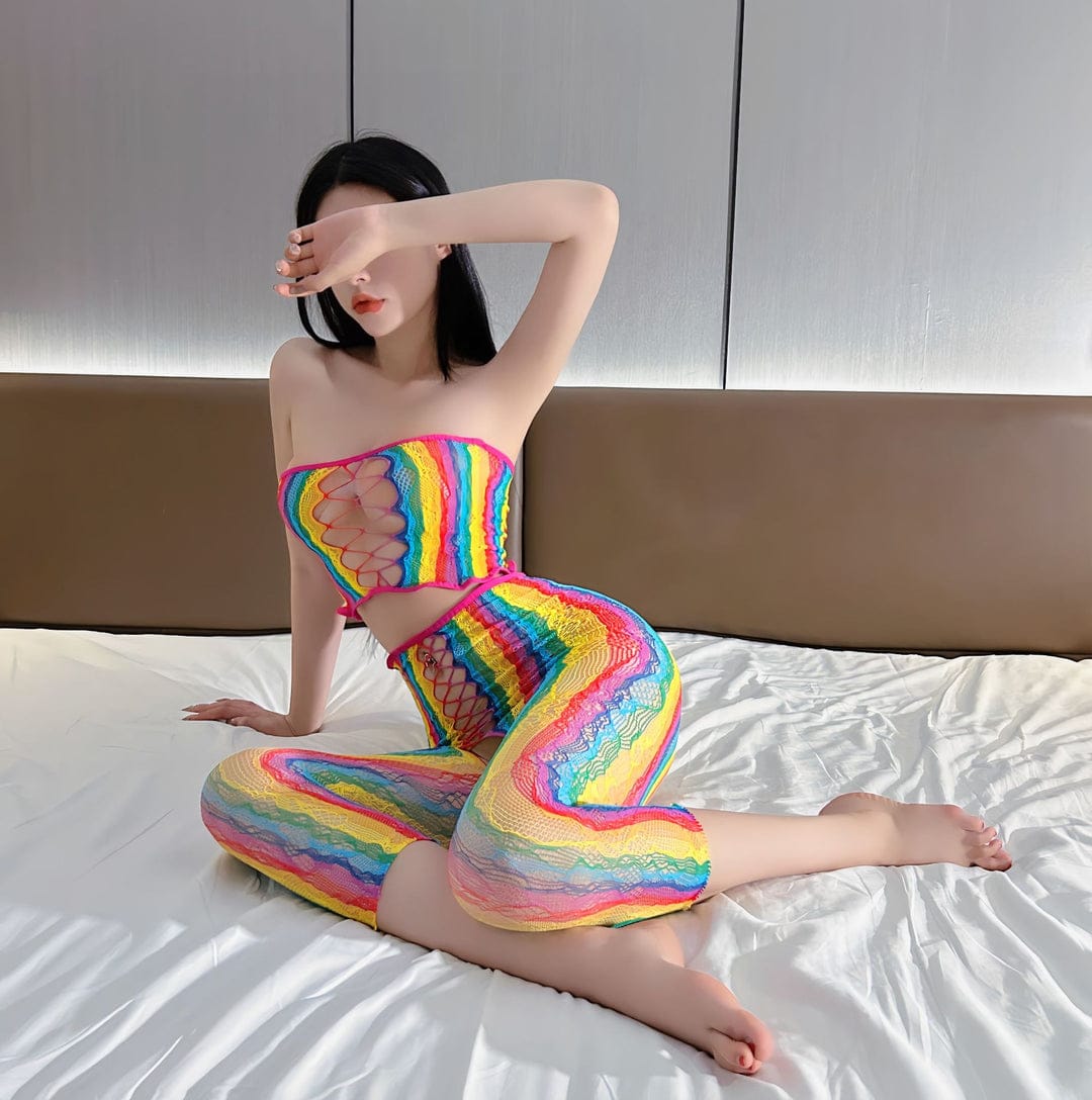 Rainbow Design Stockings