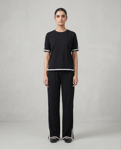 Baggy Style Lounge Wear -Black