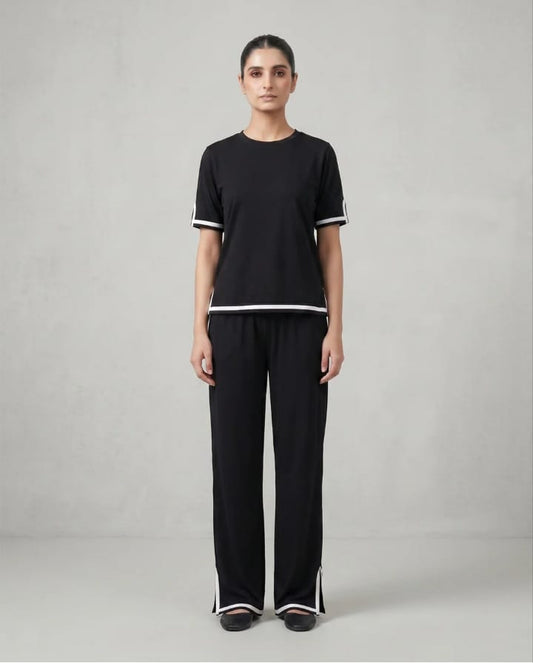 Baggy Style Lounge Wear -Black