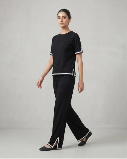 Baggy Style Lounge Wear -Black