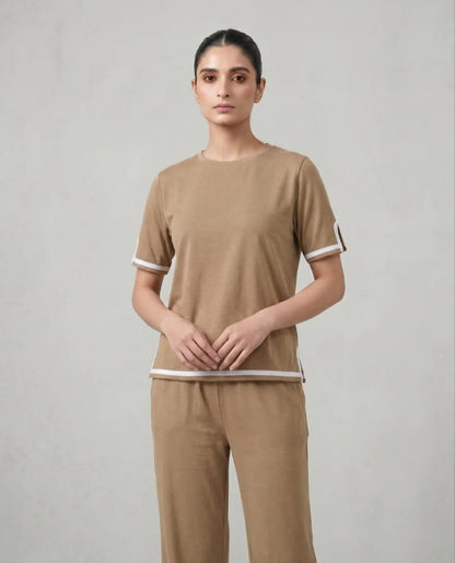 Baggy Style Lounge Wear -Light Brown