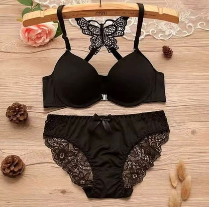 NUGGY THIN PAD PUSH UP BRA SET