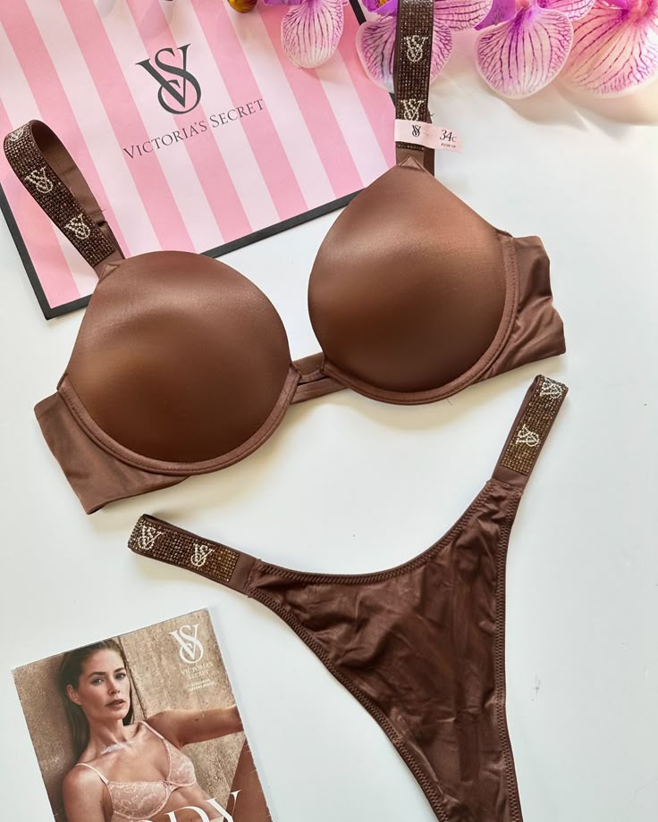 Blue & Brown Women's Luxury Floral Applique Sheer Mesh Lingerie Set
