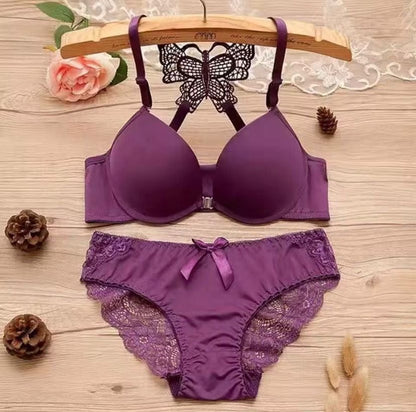 NUGGY THIN PAD PUSH UP BRA SET