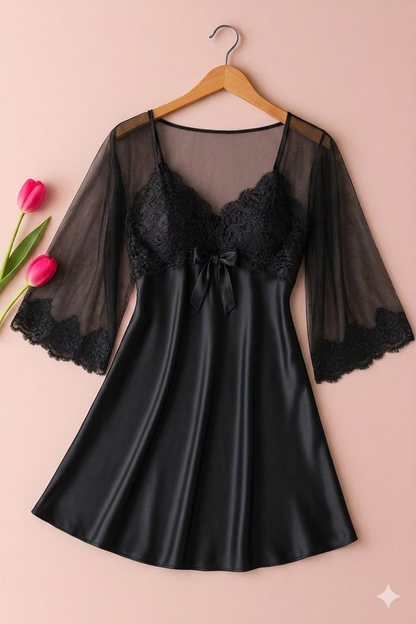 Bombshell Short Romantic Nighty For Women