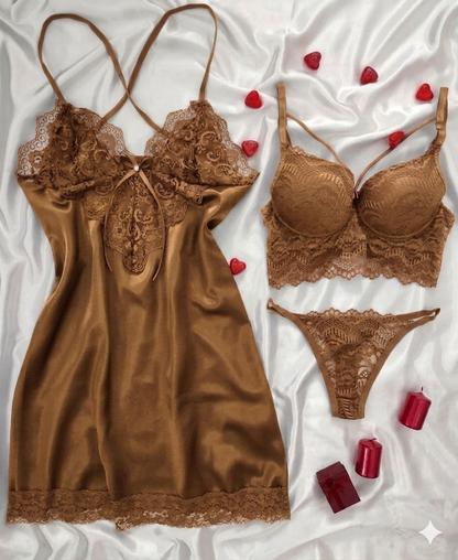Honeymoon Short Romantic Nighty For Women