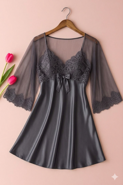Bombshell Short Romantic Nighty For Women