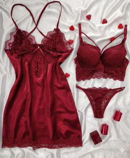 Honeymoon Short Romantic Nighty For Women