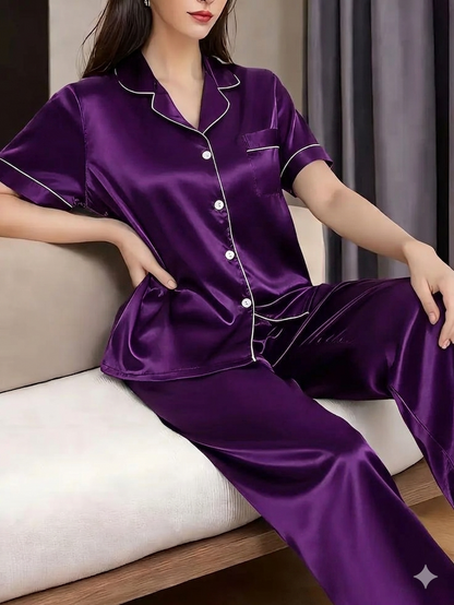 Silk Night Suit For Women