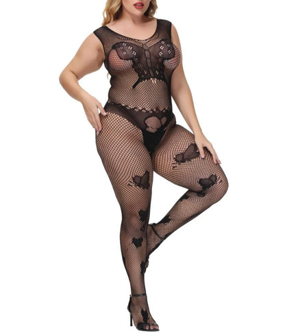 The Bodysuit Features A Variety Of Mesh Textures-01