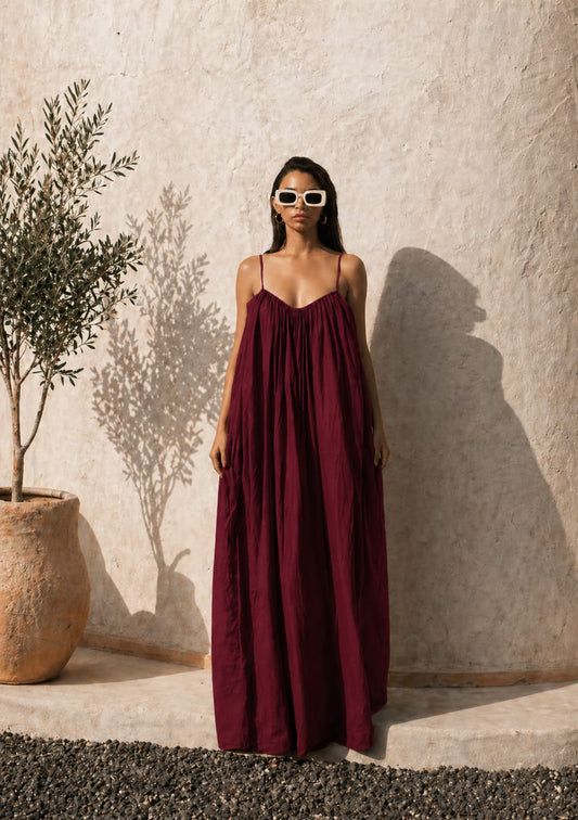 Midnight Elegance Maxi Dress -03