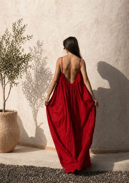 Midnight Elegance Maxi Dress -05