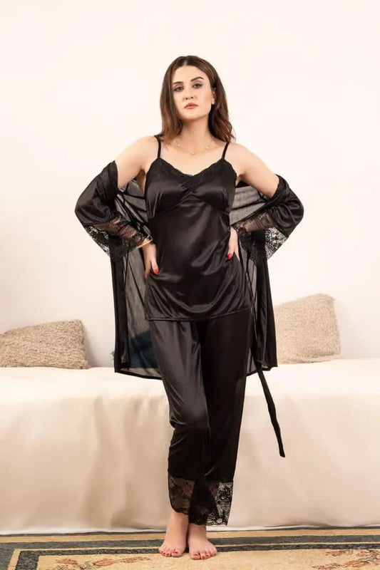 Wrapped in luxury Black Gown✨