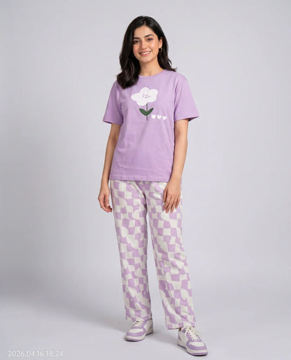 Dreamy Cloud Print pajama Set
