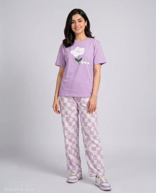Dreamy Cloud Print pajama Set