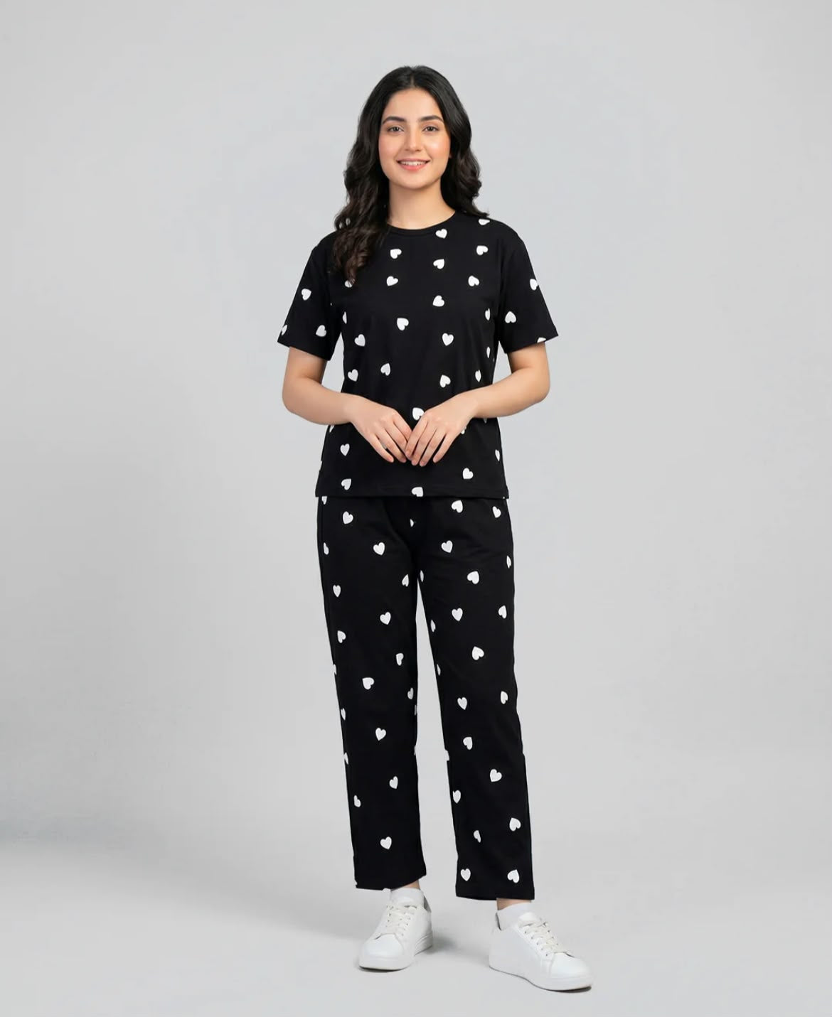 Midnight Heart Pajama Set