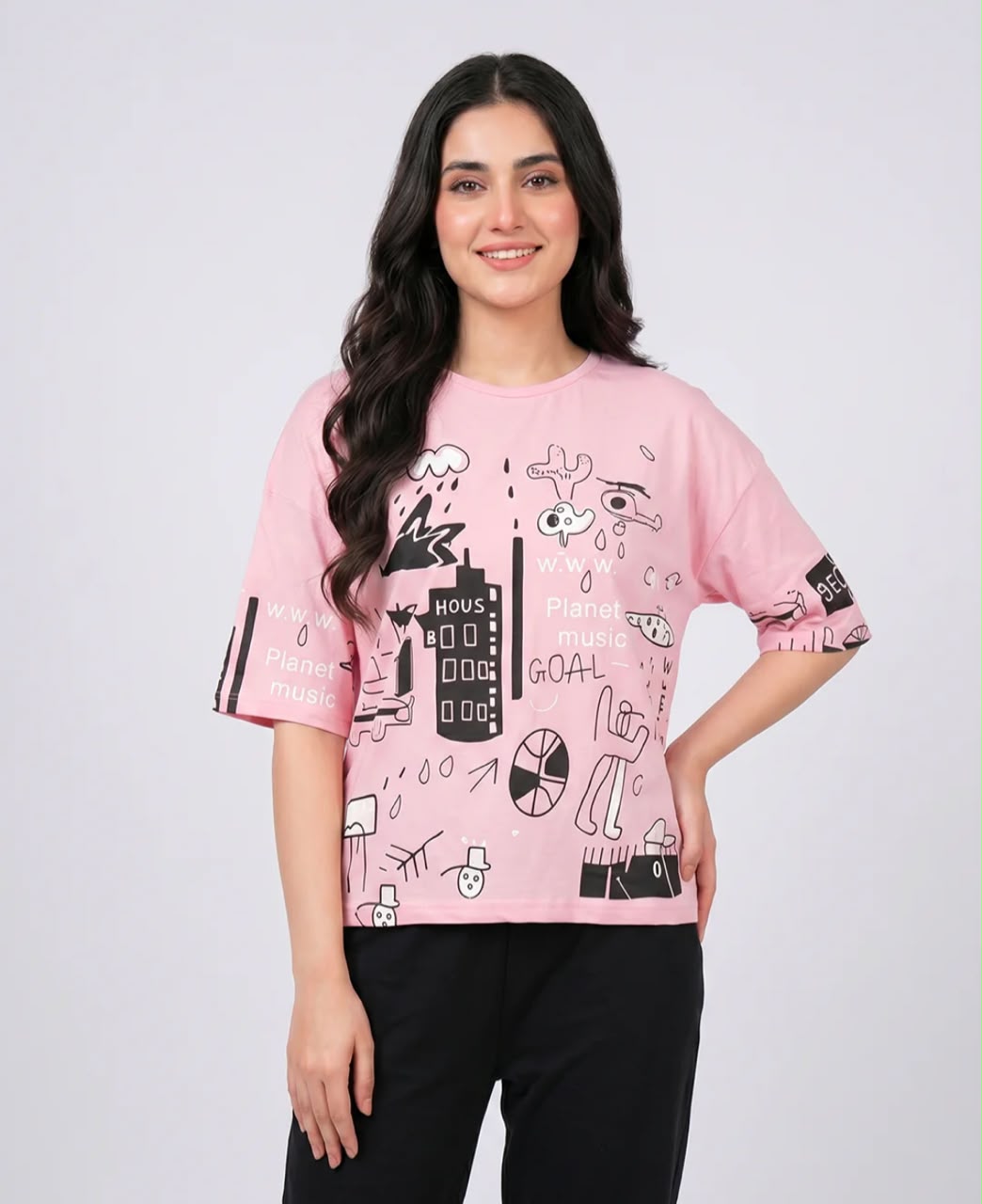 FUNKY STYLE T-SHIRT TROUSER