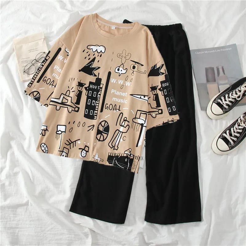 FUNKY STYLE T-SHIRT TROUSER