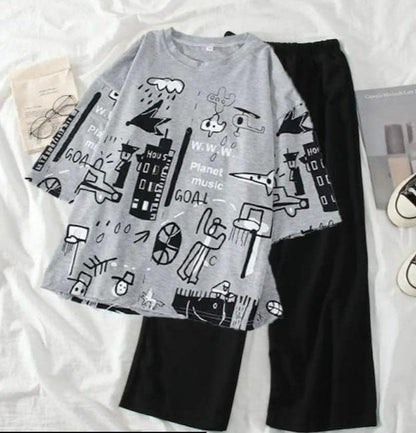 FUNKY STYLE T-SHIRT TROUSER