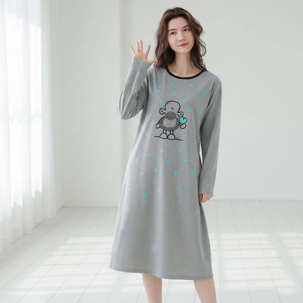 Printed design women long t shirt