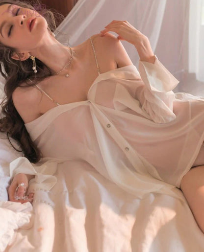 Off-Shoulder T-Shirt Chain Strap Top