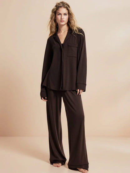Long Sleeve Pajama Set Piece Loungewear