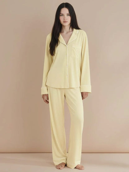 Long Sleeve Pajama Set Piece Loungewear