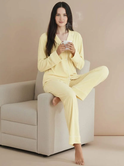 Long Sleeve Pajama Set Piece Loungewear
