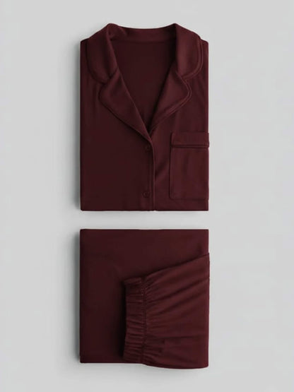 Long Sleeve Pajama Set Piece Loungewear