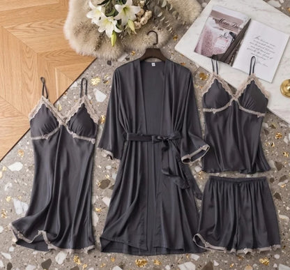 Luxury 4 Piece Nightwear Set