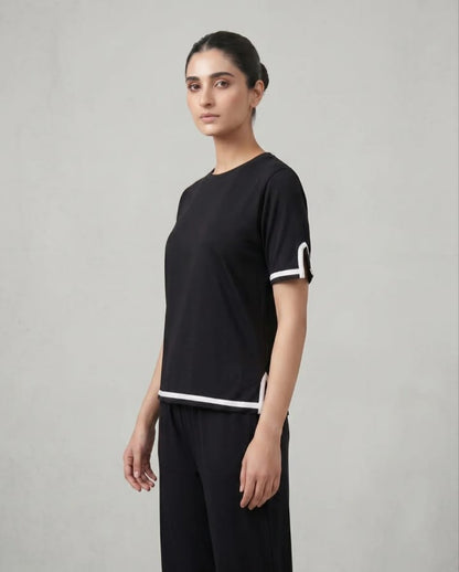 Baggy Style Lounge Wear -Black
