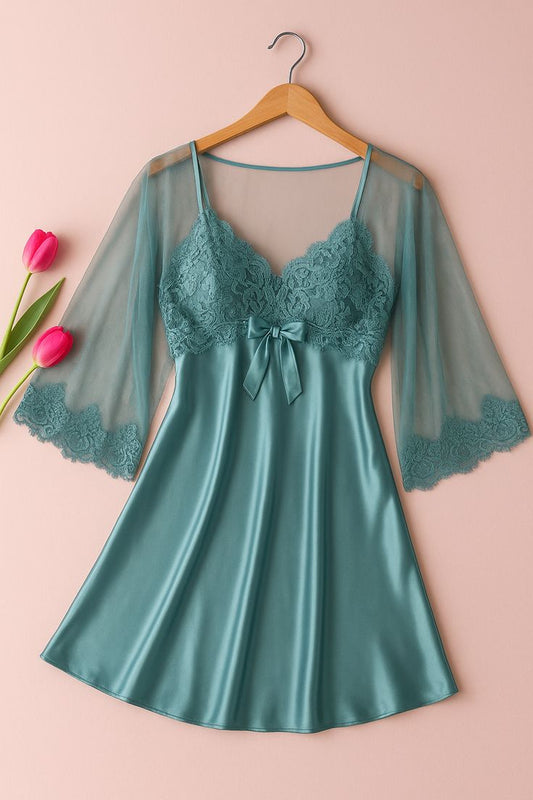Bombshell Short Romantic Nighty For Women