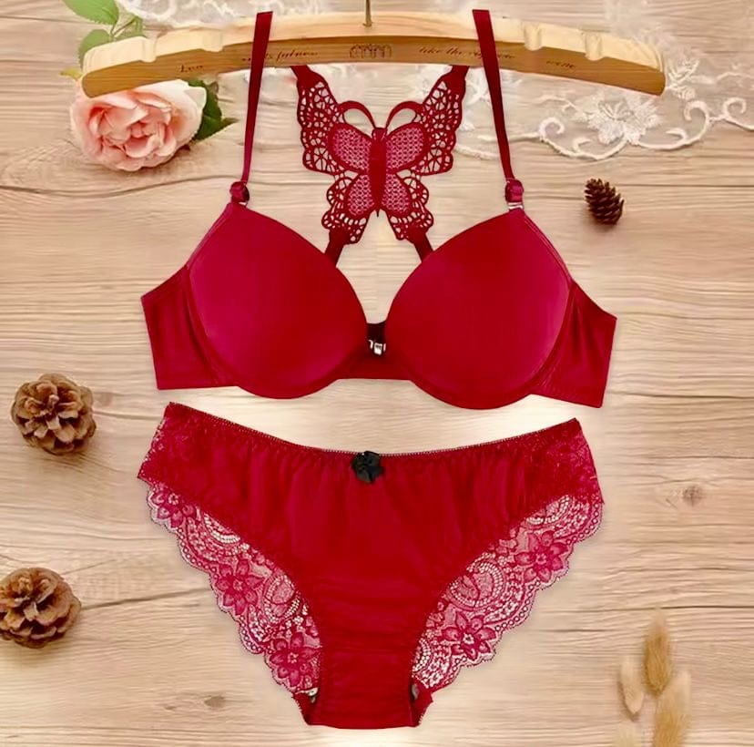 NUGGY THIN PAD PUSH UP BRA SET