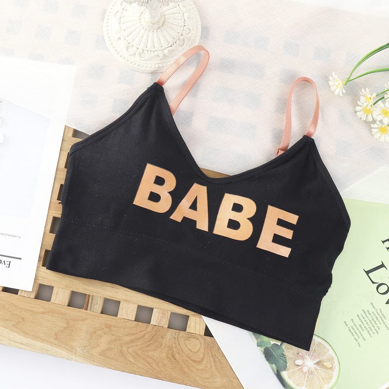 Babe Written Adjustable Anti Sweat Bra