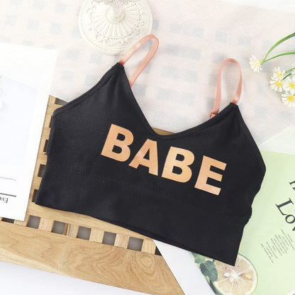 Babe Written Adjustable Anti Sweat Bra