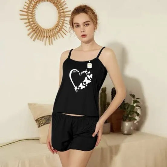 Silk Cami Set For Women Nightwear Nighty